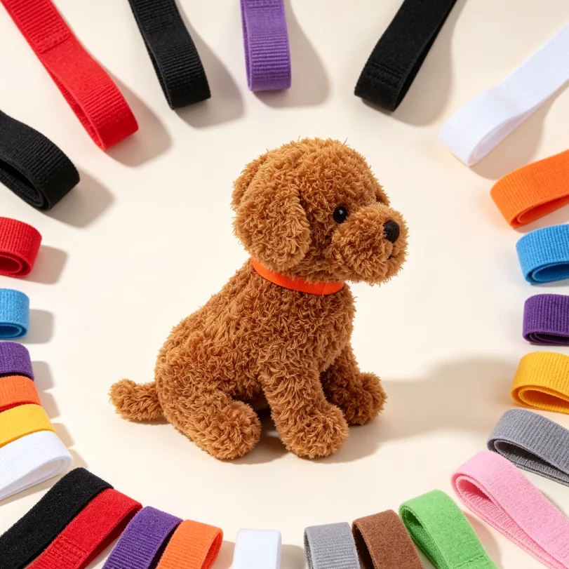 12Pcs/Set Puppy Collars Adjustable Nylon Newborn Pet Color Collar Small Pet Dog Collars Kitten Necklace Marker Rope Pet Supplies