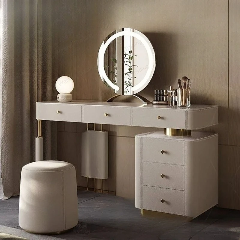 Decoration Fashion Vanity Table Interior Chinese Style Large Size Luxury Safe Dressing Table Modern Home Decoration