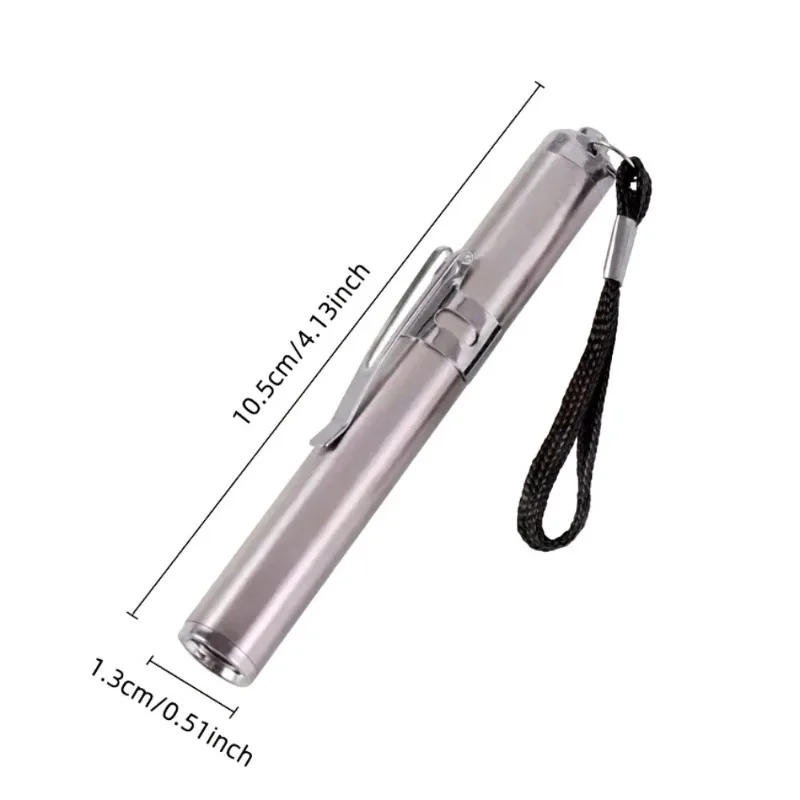 Multi-use Handheld White LED Flashlight with Egg Candler for Incubation Jewelry Checking Pet Observation Emergency Lighting