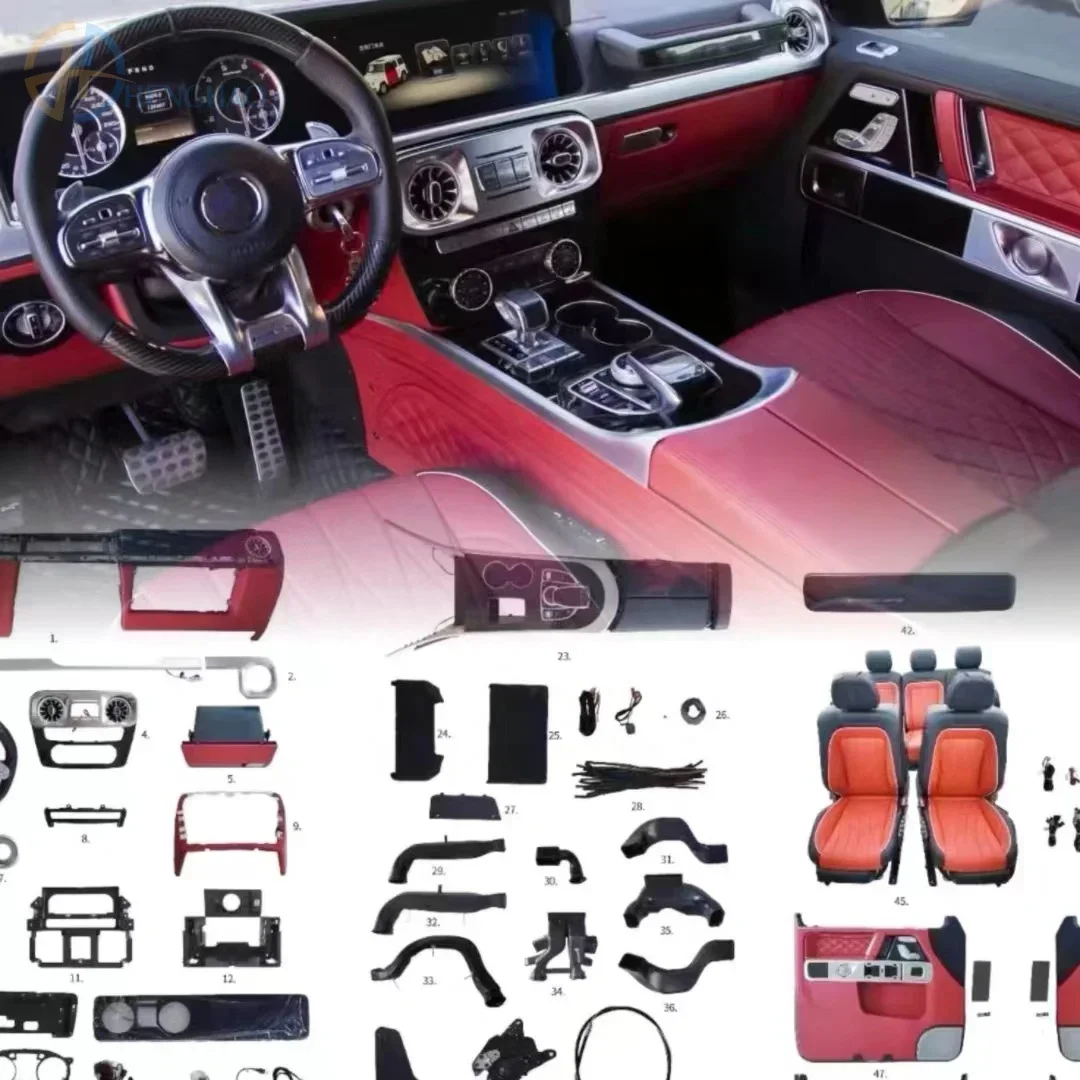 Kit d'intérieur de voiture pour G Wagon, Kit de mise à niveau intérieure classe G 2002 – 2018 W463 à W464 G63 assemblage de Style b-brabus
