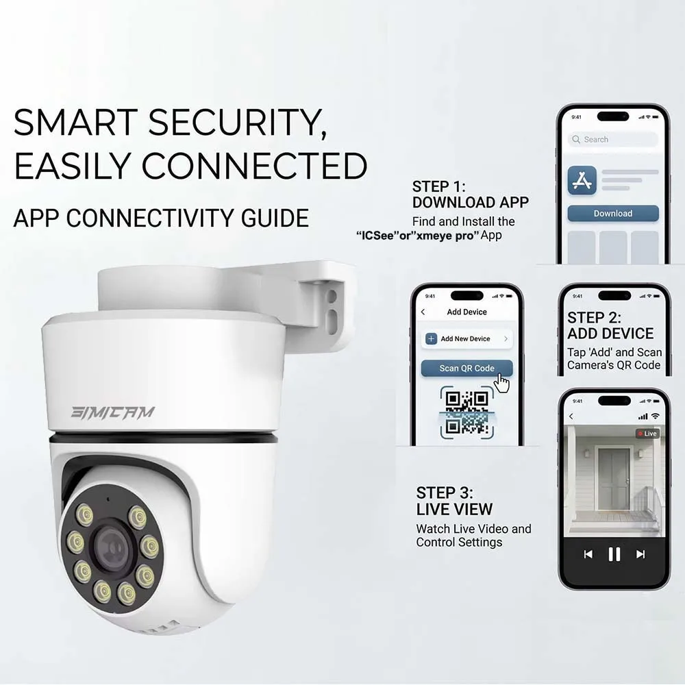 4K/5MP PTZ PoE IP Security Camera CCTV Surveillance Camera Outdoor Onvif Color Night Vision Motion Detection 2-way Talk SD Slot - view 6
