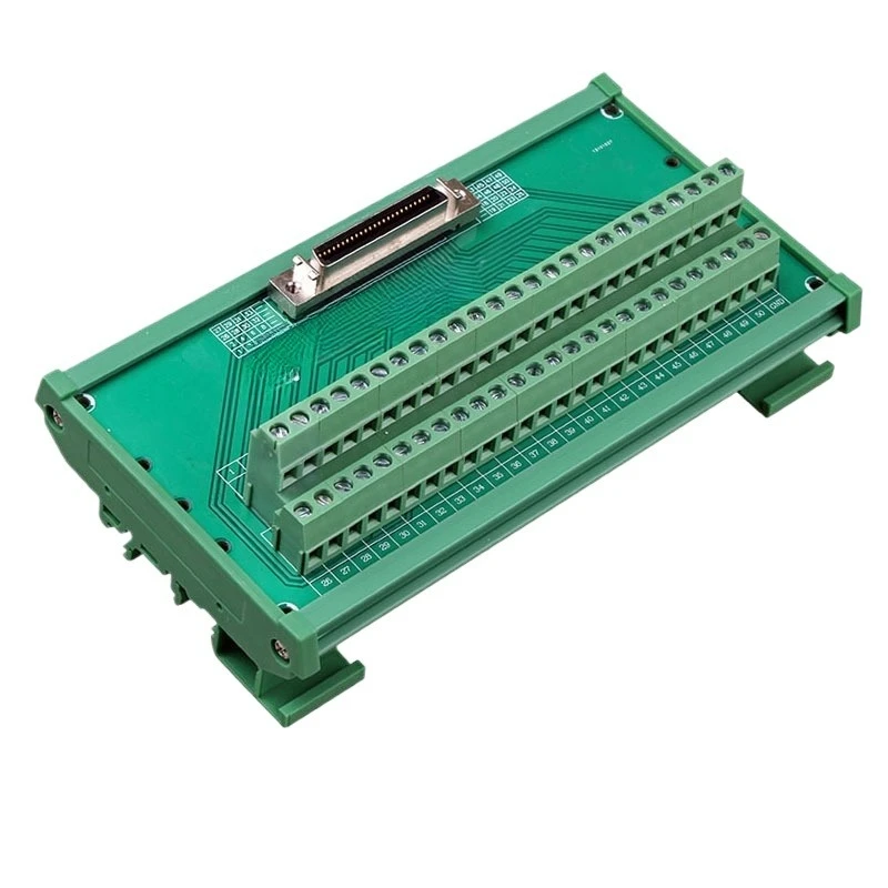 Suitable for SCSI50 core relay adapter board 50P rail,  for Yaskawa/Delta/Panasonic/Mitsubishi servo CN1 terminal block