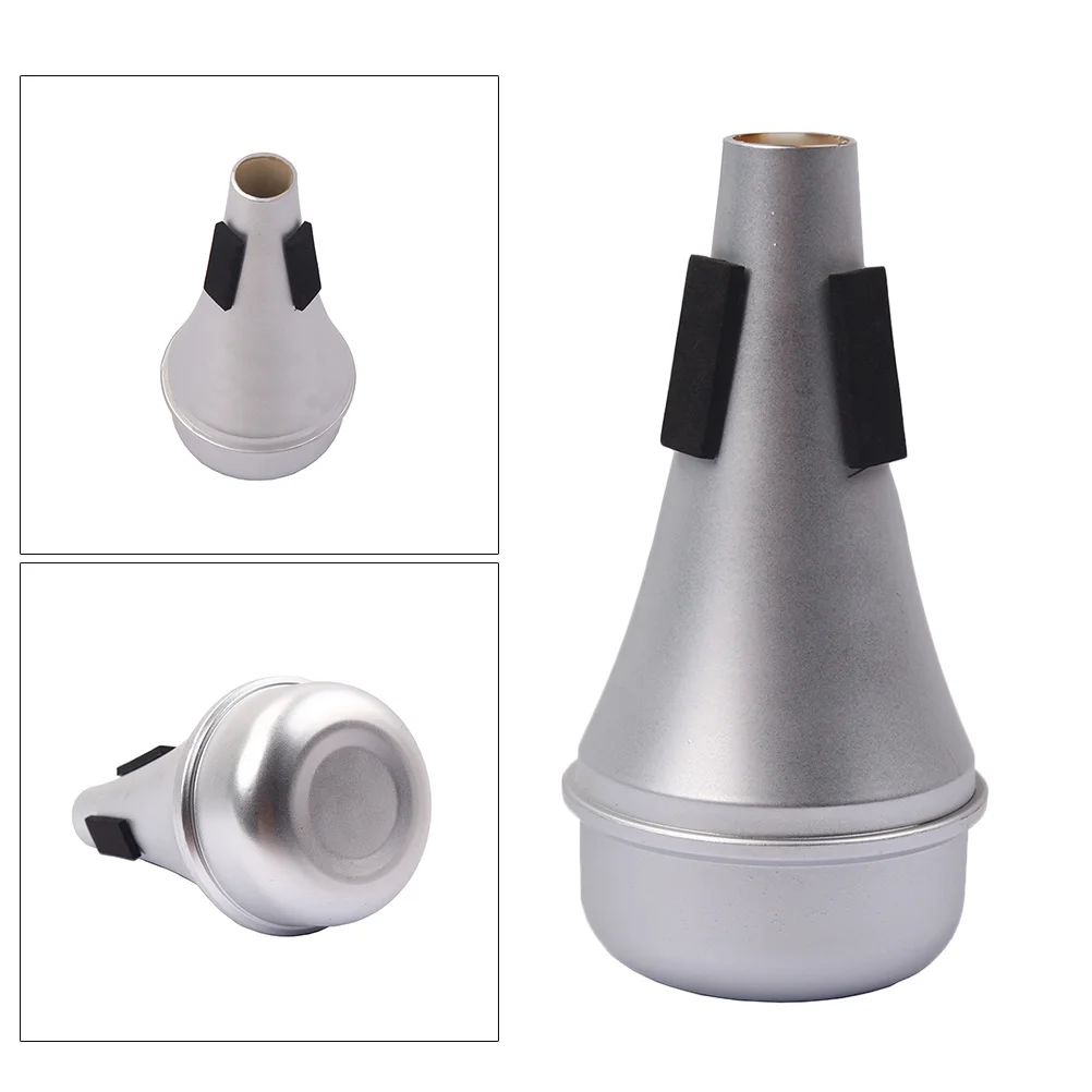 

Trumpet Metal Silent Practice Cup Mute Silver Durable Lightweight Sound Perfect for Night Practice No Neighbor