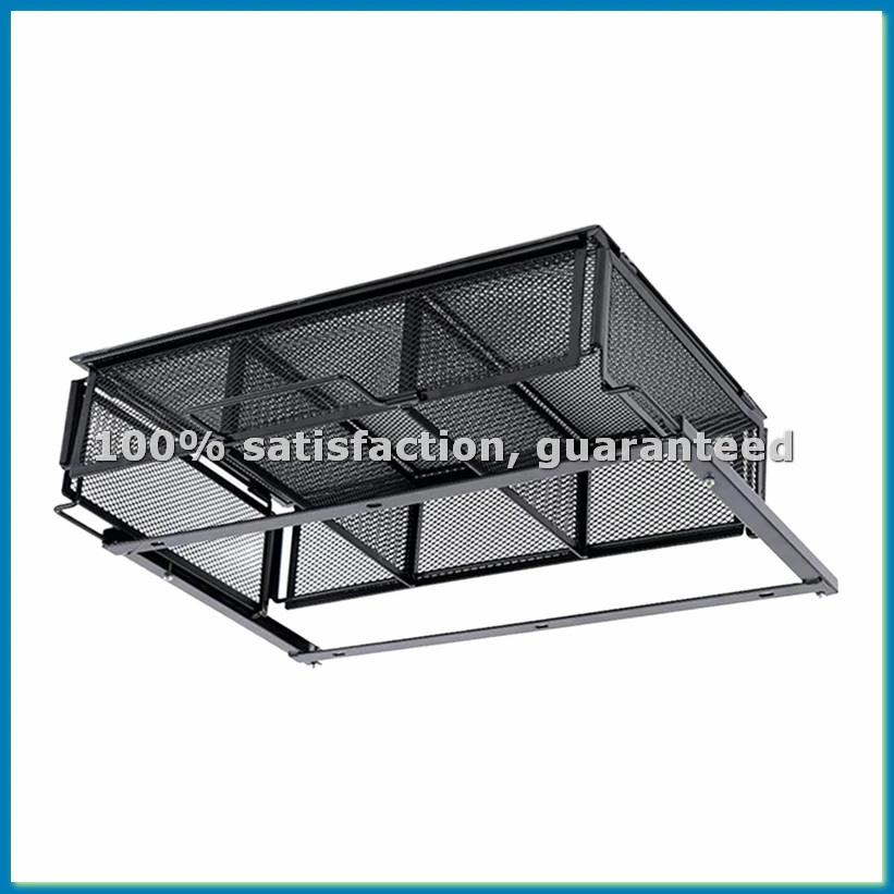 

Органайзер под столом - выдвижная корзина для хранения, компактный скрытый настольный лоток-контейнер для офиса и дома - ABLL