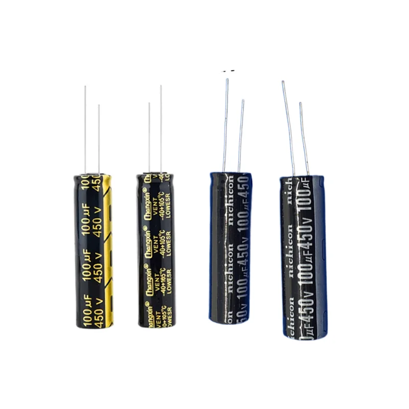 5PCS 450V 100UF 13*45mm 13*50mm 100UF450V 450V100UF 14.5x45mm liquid crystal Aluminum Electrolytic Capacitor