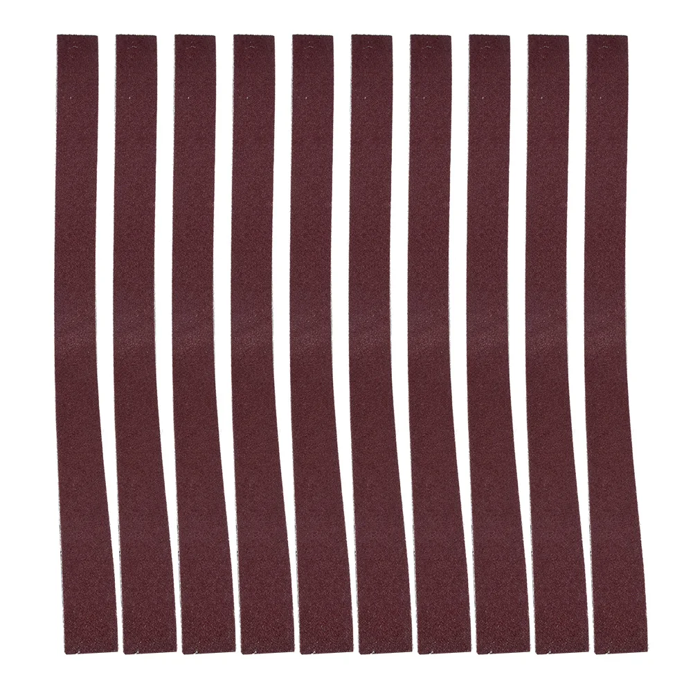 10 قطعة 760x25 مللي متر حزام رملي 30x1 بوصة شريط كاشط لحزام ساندر 60-180 حصى (180 # )