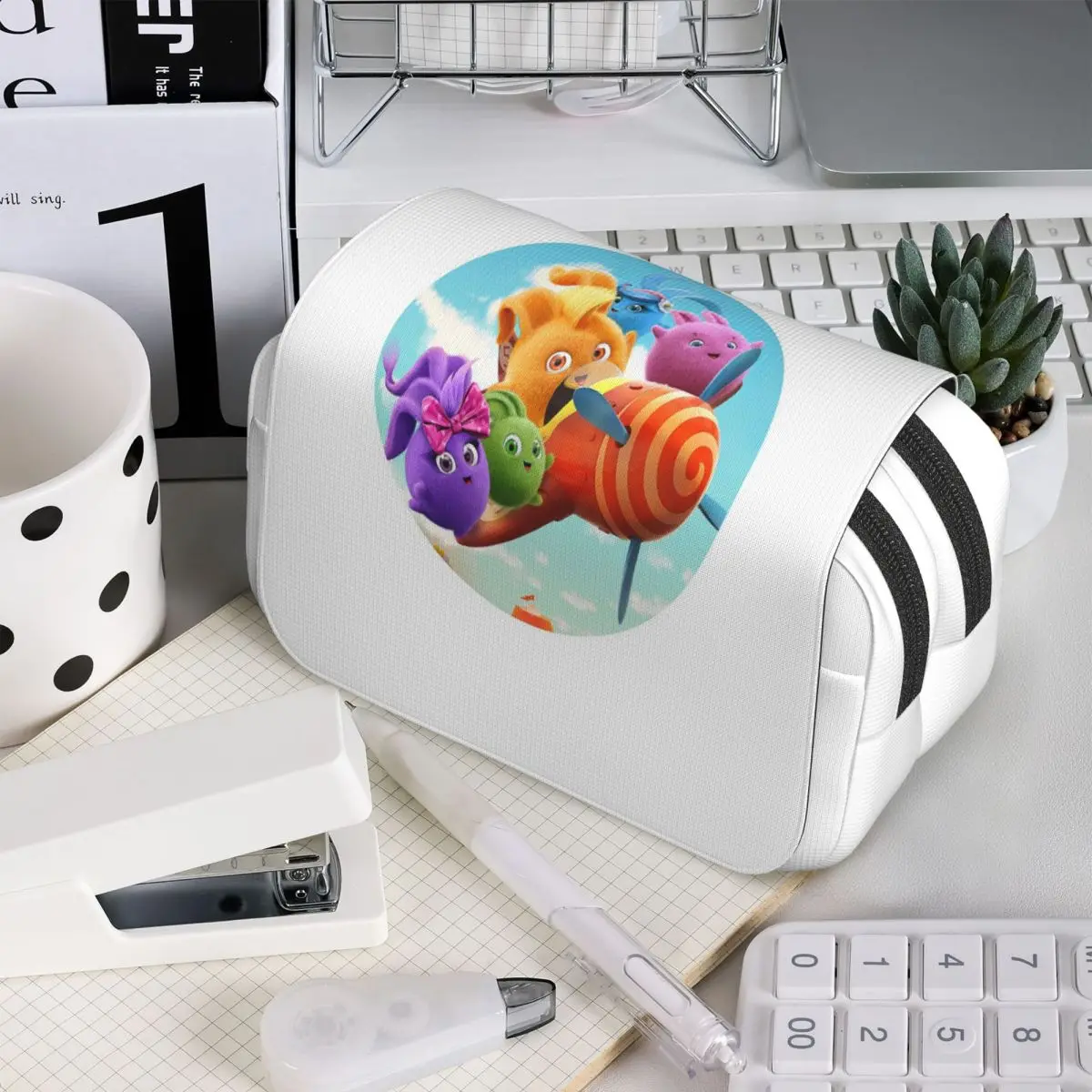 

Пенал с рисунком Sunny Bunnies в стиле аниме для студентов, подарочная коробка для ручек, сумка для карандашей, канцелярские принадлежности, сумка-держатель для ручек