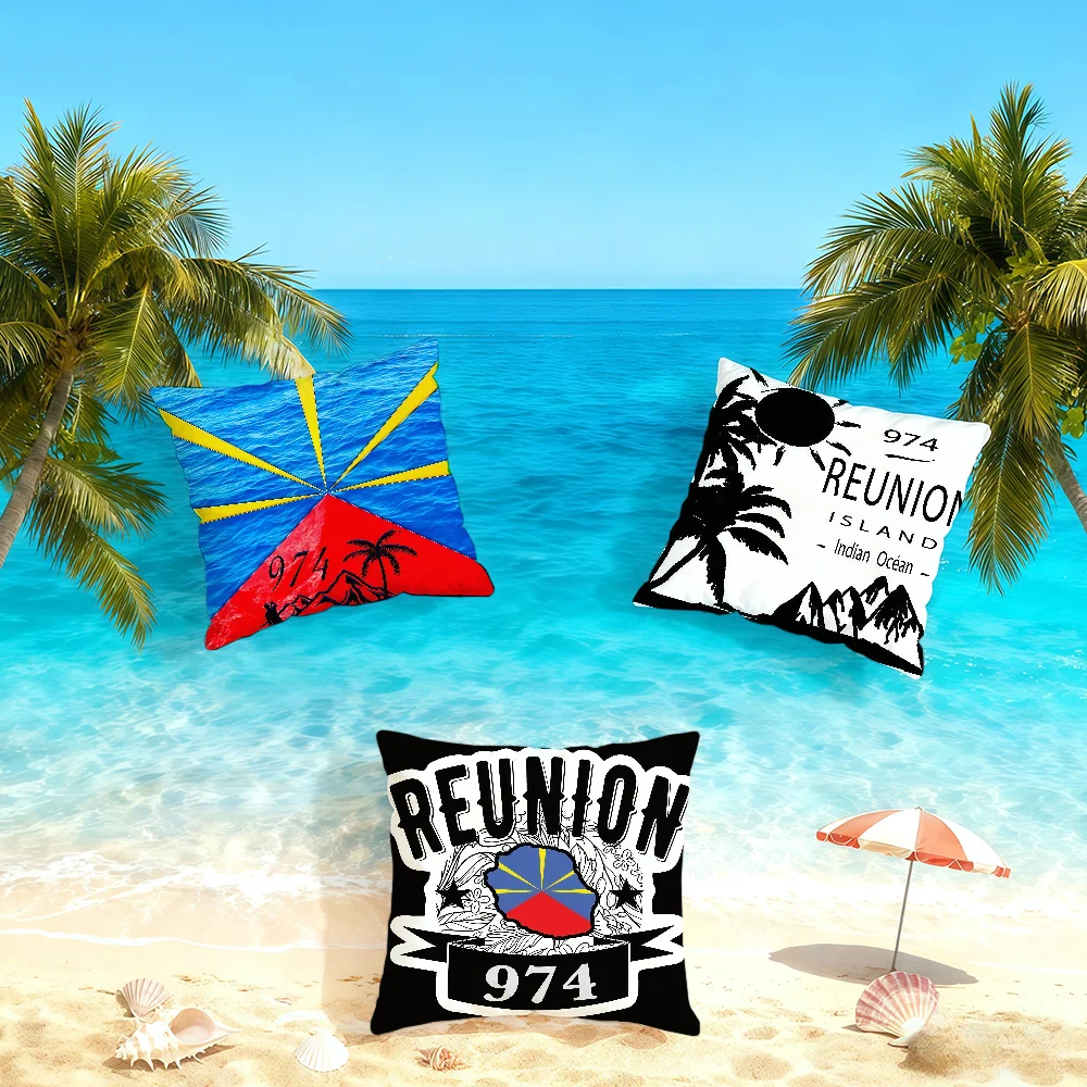 

974 R-Reunion I-Island наволочка домашнее постельное белье диван наволочка для гостиной простая мягкая кожа наволочка подарок на вечеринку