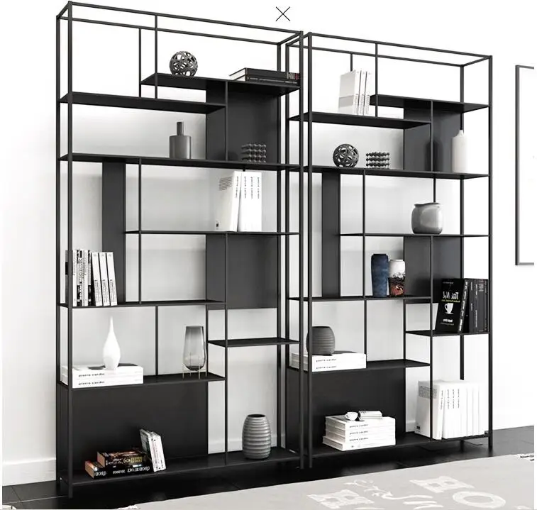 Modern simple living room partition shelving