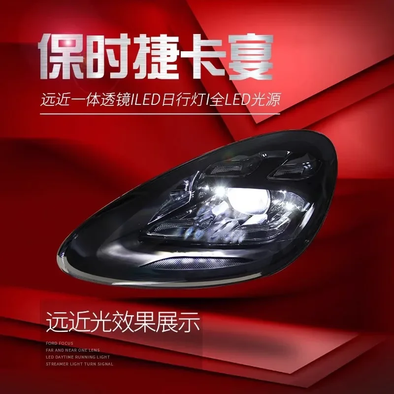 Geeignet für 11–18 Porsche Cayenne Scheinwerferbaugruppen. Ein Paar Cayenne modifizierte Matrix-LED-Tagfahrlichtbaugruppen