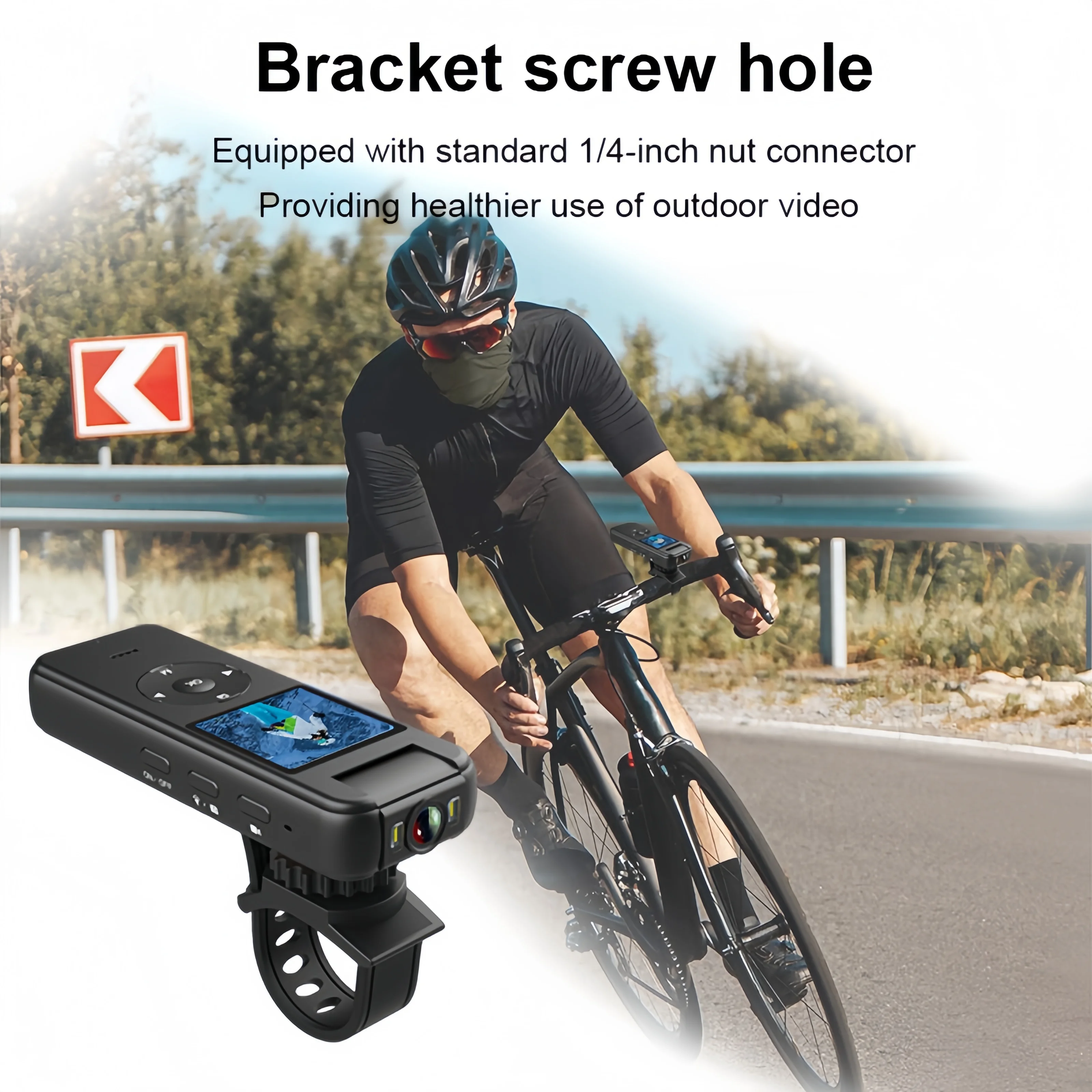 

HD Motorcycle WiFi 4K Mini Action Camera Recorder Mountain Bike Bicycle Dash Camera Outdoor Cycling Sports Driving Recorder