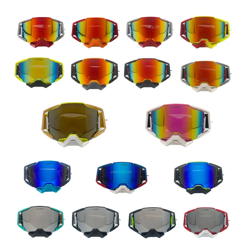 

Cycling Goggles with Polarized Lenses - Reduce Glare, Enhance Visibility Motocross Racing Goggles