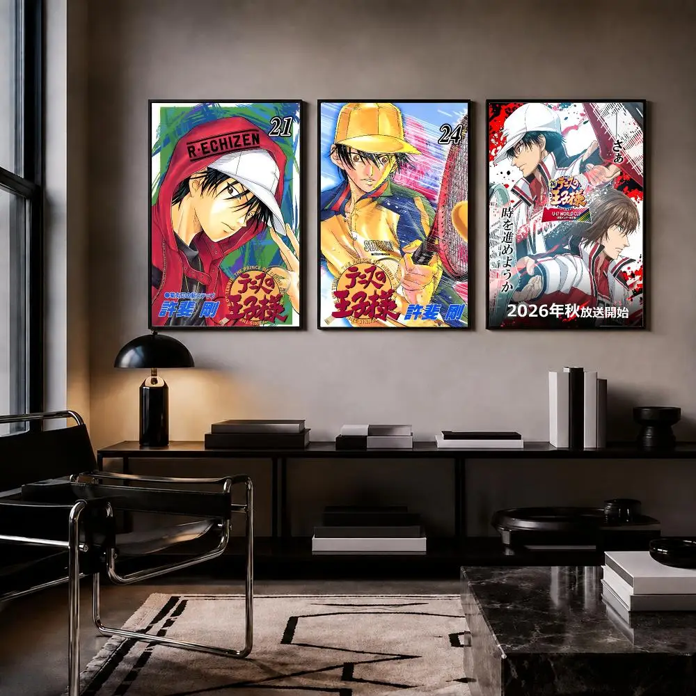 Anime T-The Prince of Tennis Poster Trendy HD PP Paper Waterproof Wall Art Print for Bedroom Living Room Decor