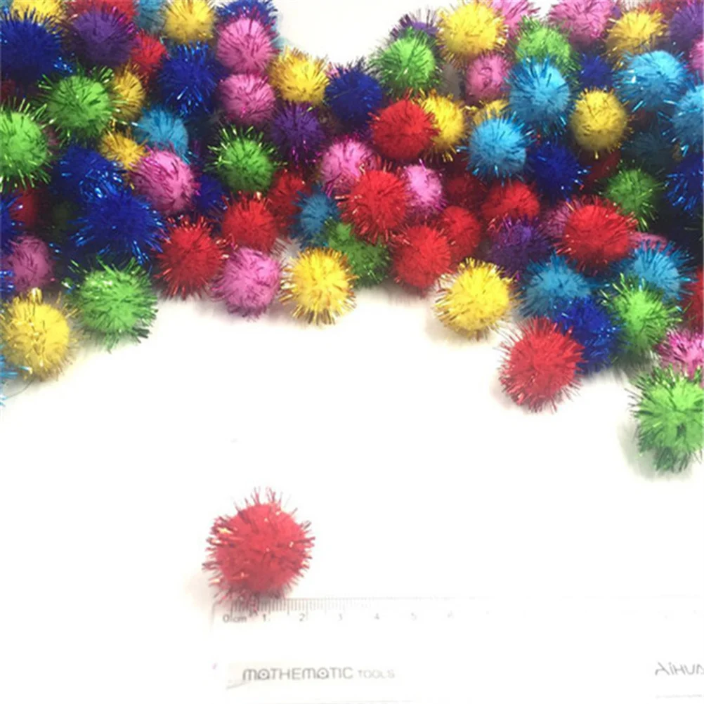 200 قطعة بريق سباركلي بوم بوم كرات لصياغة المجوهرات الكولاج عيد الميلاد الديكور ديكور المنزل بهرج بهرج كرات