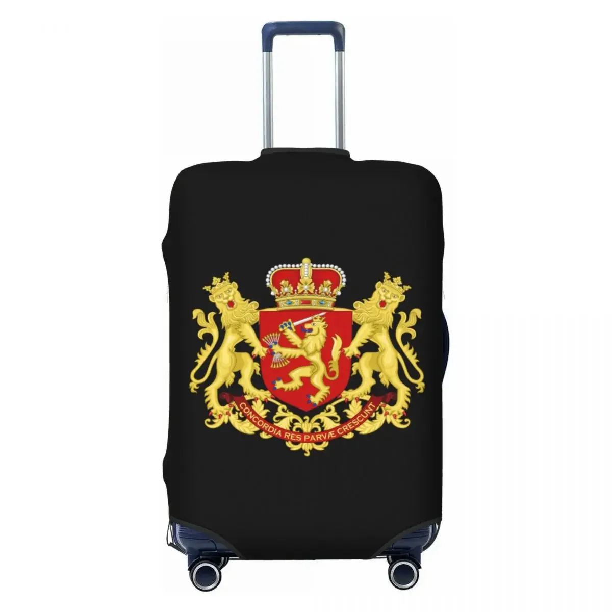 

Custom Cute Coat Of Arms Of Netherlands Luggage Cover Protector Dust Proof Dutch Proud Travel Suitcase Covers