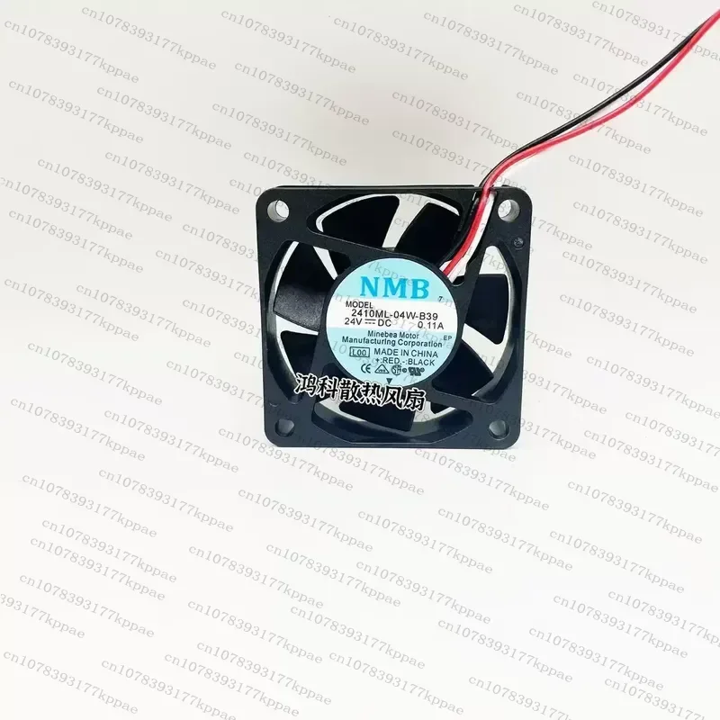 1PCS for NMB 2410ML-04W-B39 24V 0.11A 6cm Three-wire with Numerical Control Alarm Cooling Fan 6015