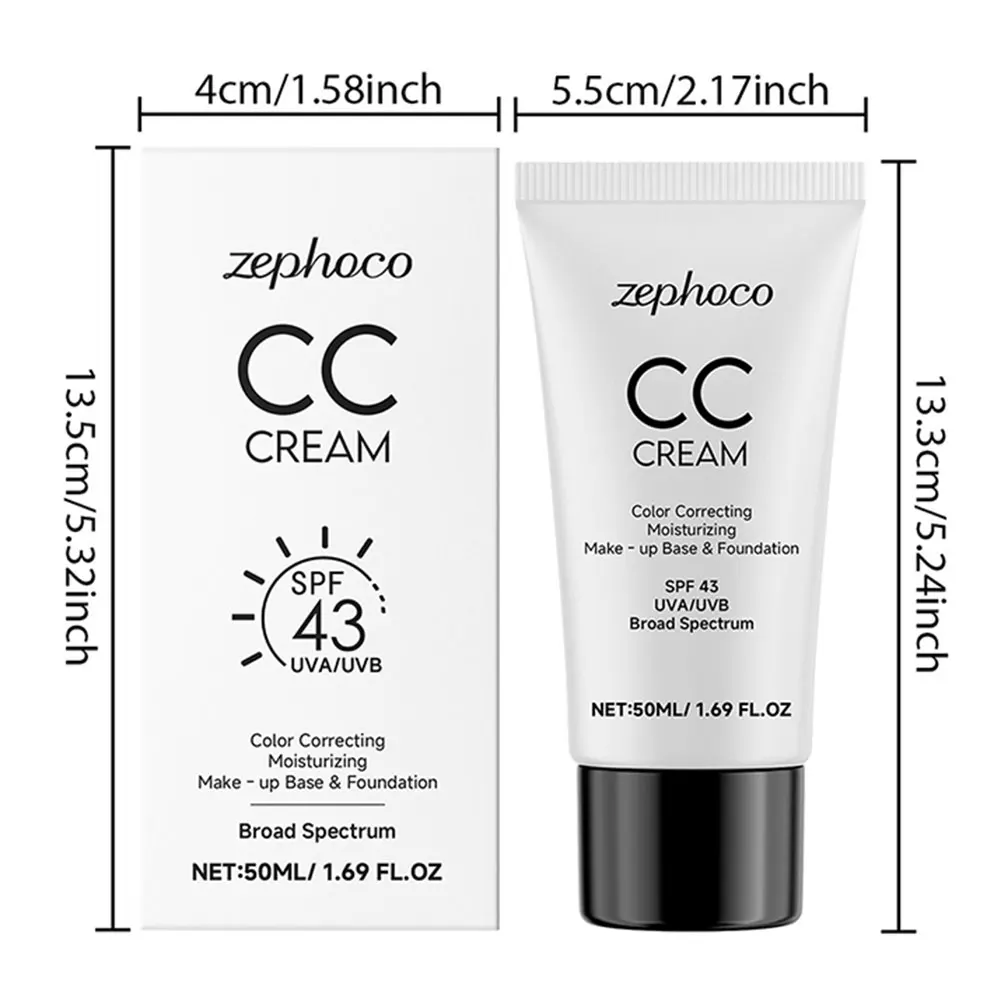 Koreanische CC-Creme mit SPF43 All-In-1-Kosmetik CC-Creme für tägliches Make-up Trucchi Make-up