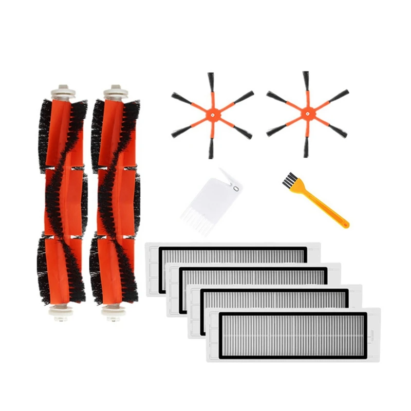 HEPA Filter Side Brush Main Brush For Xiaomi Vacuum 2 Roborock S50 Vacuum Cleaner Parts Accessories
