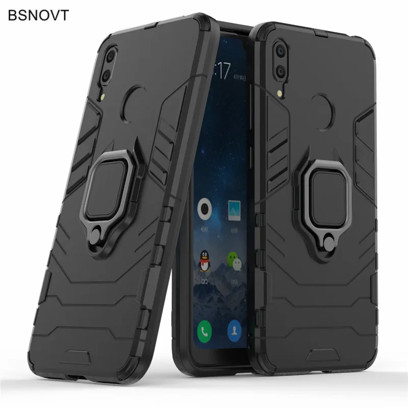 Cover For Huawei Y7 2019 Case Magnetic Armor PC Finger Ring Shockproof Case For Huawei Y7 2019 Cover For Huawei Y7 2019 DUB-LX1