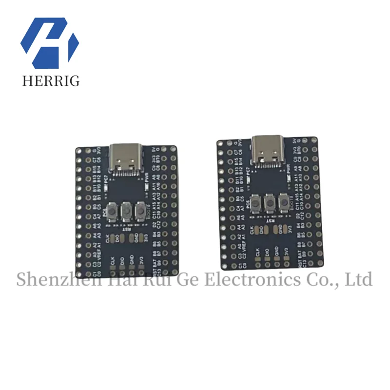 جديد وأصلي STM32F103RCT6 لوحة تطوير صغيرة لوحة أساسية للتحكم في الطيران صغيرة جدًا CH340 شريحة أصلية مستوردة