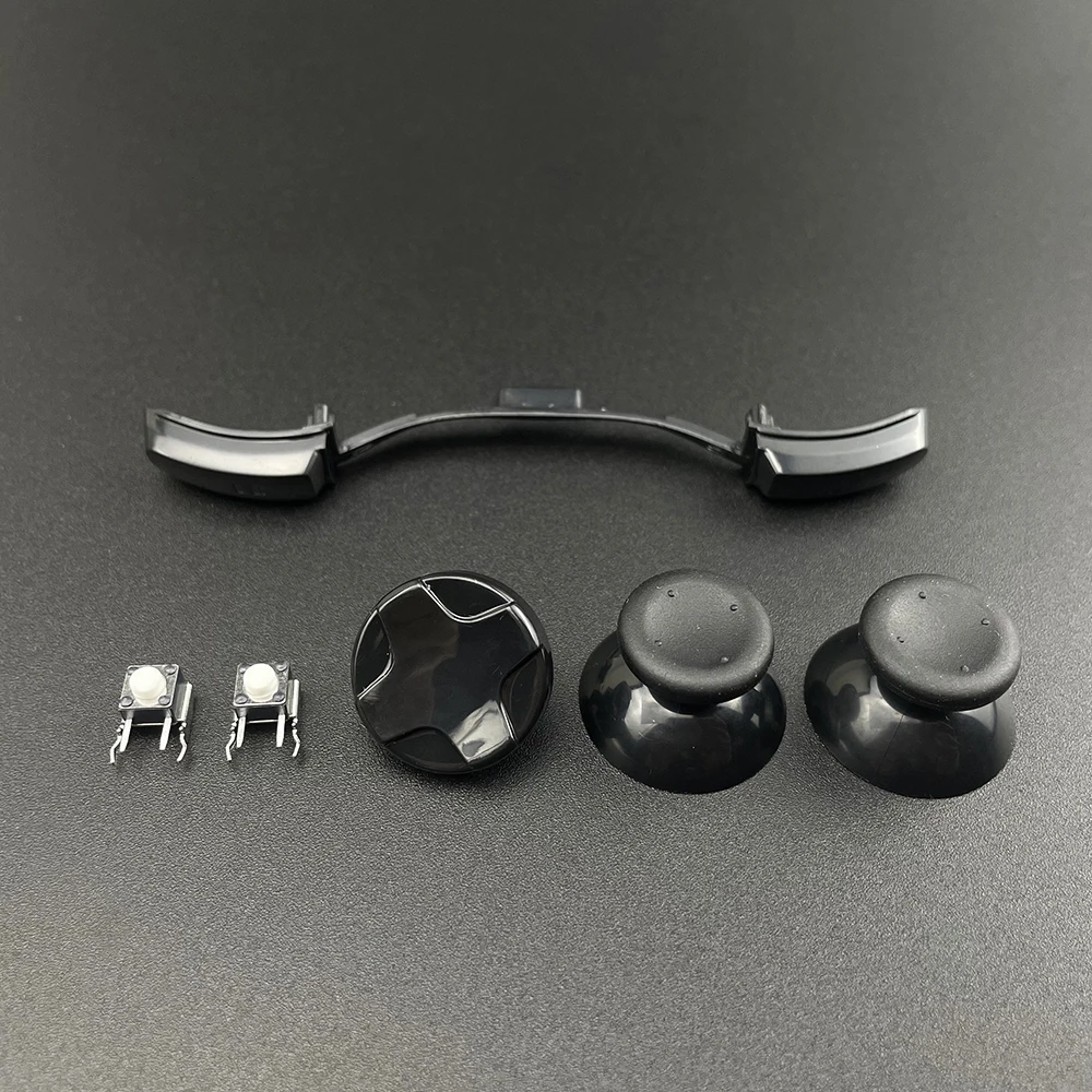 ZUIDID 1Set LB RB Bumper Button For Xbox 360 Controller 3D Analog Thumb Sticks Grip Caps Cross D-pad Direction Key Replacement