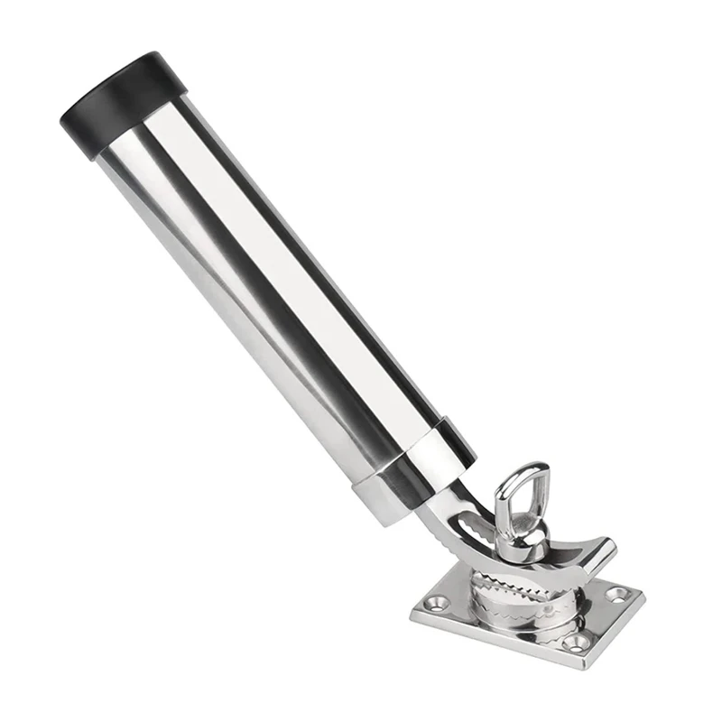 

316 stainless steel 360 ° rotatable fishing rod holder fishing rod holder yacht marine five