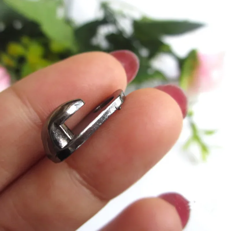 10 Sets Boot Hooks Lace Fittings With Rivets Camp Hike Climbing Repair Carabiner Shoelace Buckles Non-slip Stopper Clamp Accesso