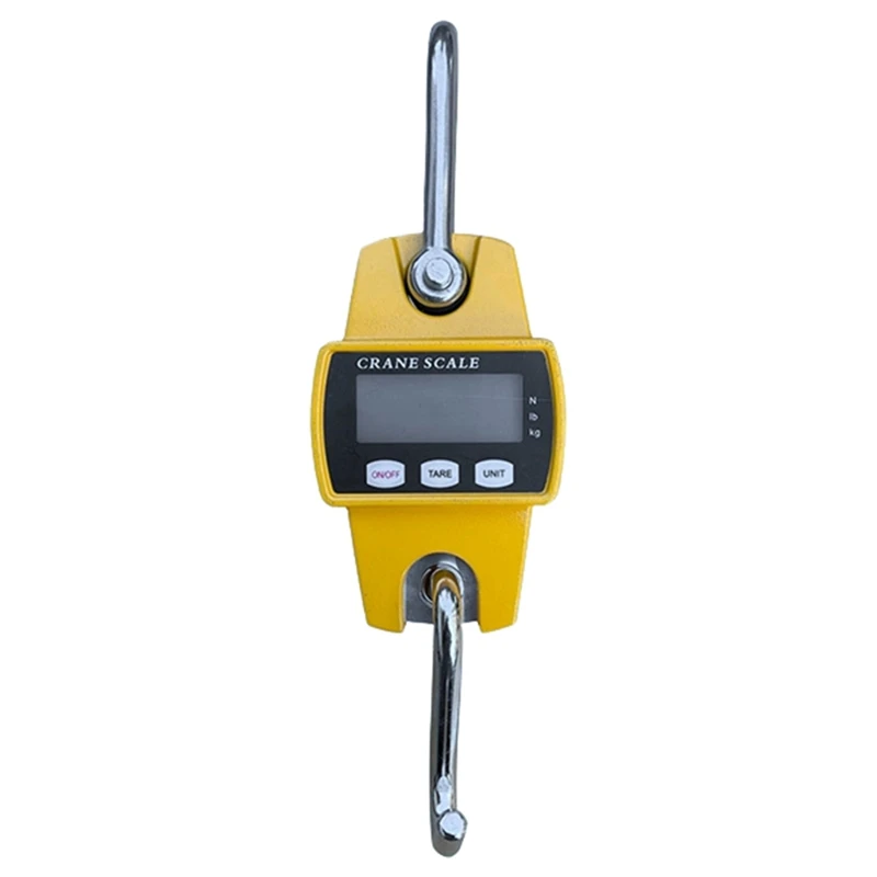 Digital Hanging Scale Handheld 300Kg Crane Scale With Cast Aluminum Case, With Hooks For Farm Hunting Fishing Outdoor