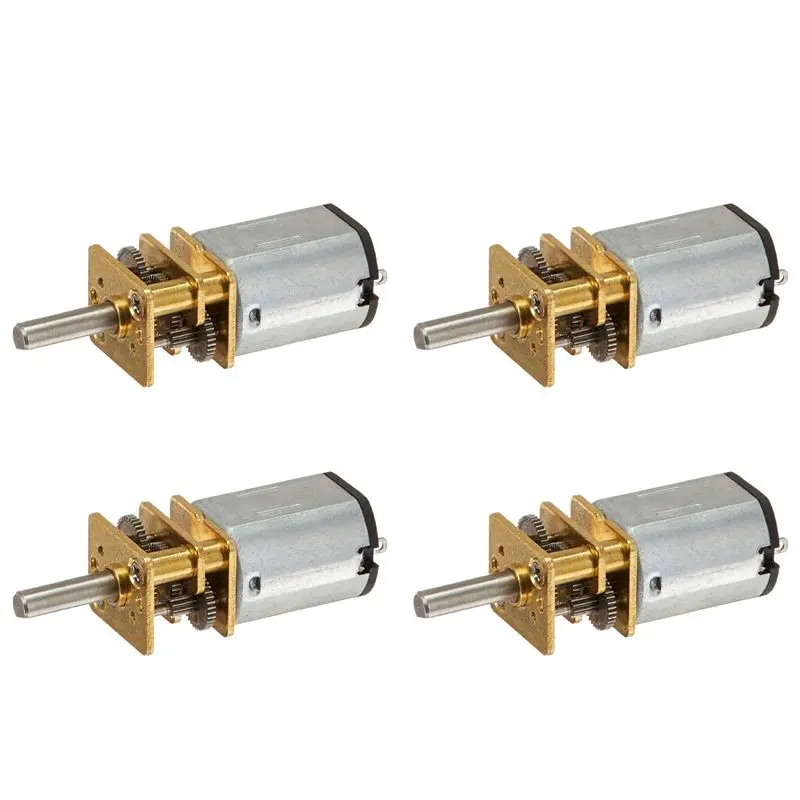 

Мотор-редуктор BAAJ-4X JA12-N20, 12В, 100 об/мин, серебристо-золотой