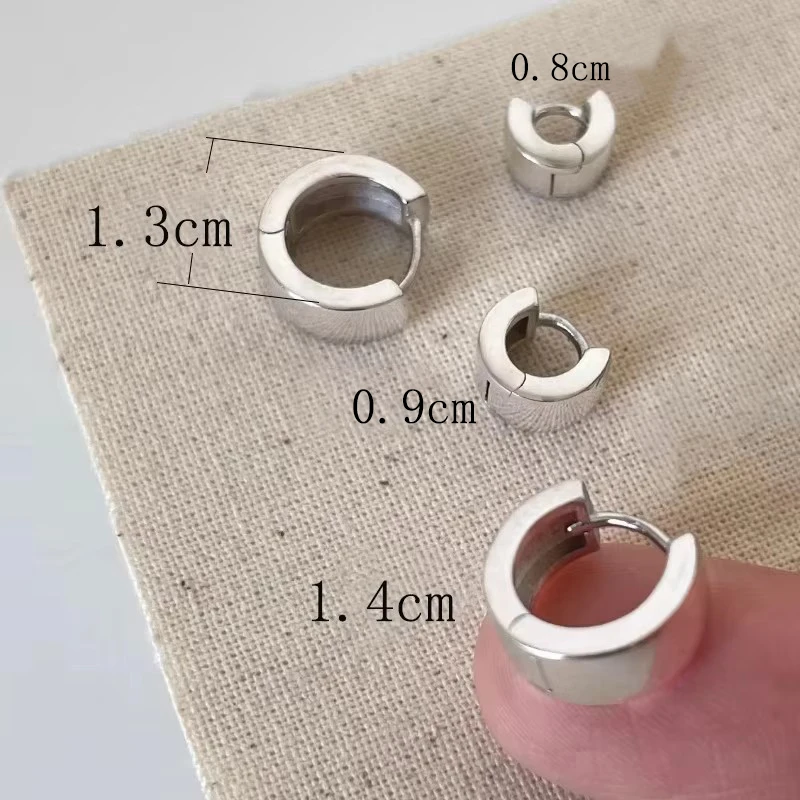 PANJBJ 925 Sterling Silver Geometry Earring for Women Minimalism Fashion Versatile Trend office Jewelry Gift Dropshipping