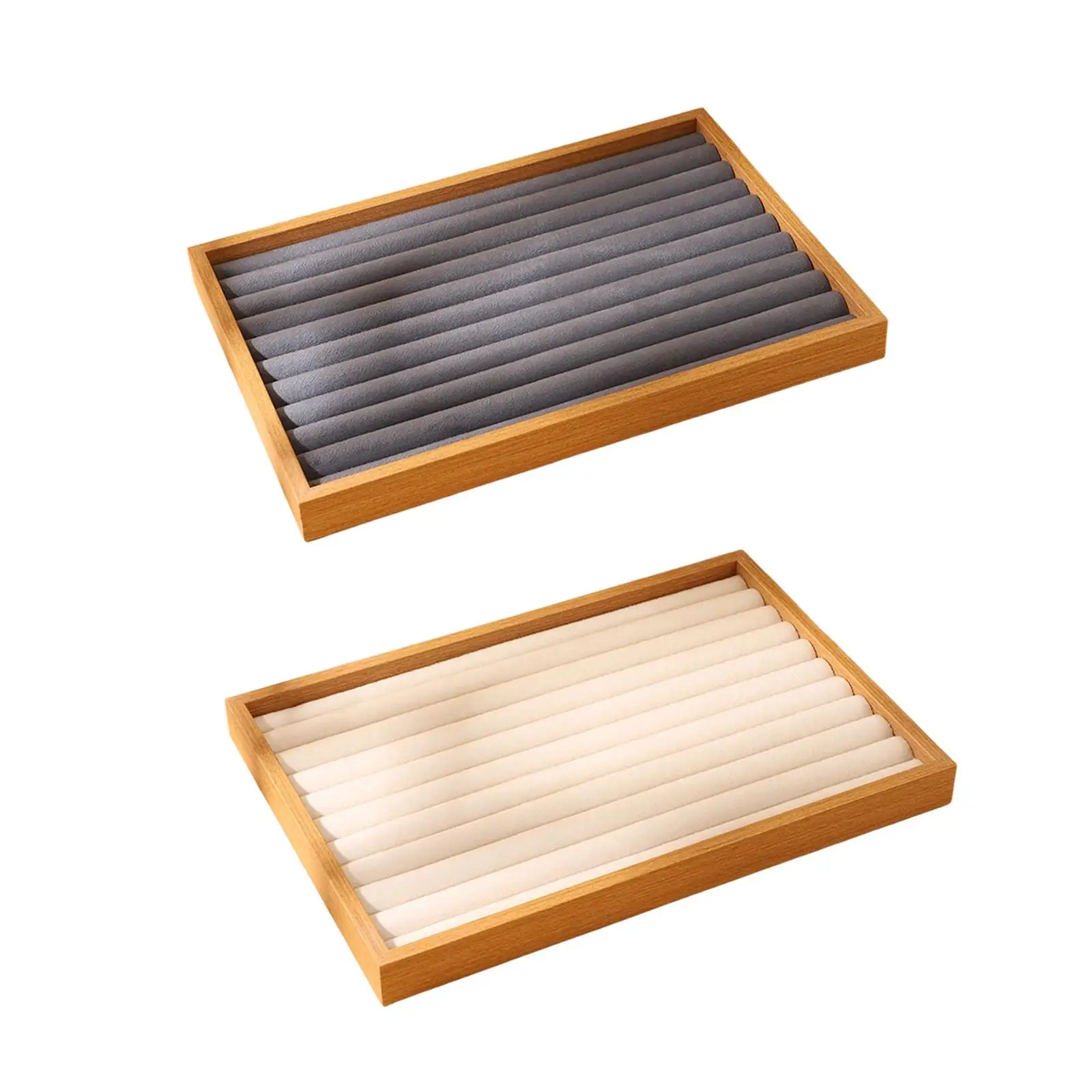 صينية عرض حلقية ذات سعة كبيرة وقابلة للتكديس ومحمولة لأم ابنةها #2