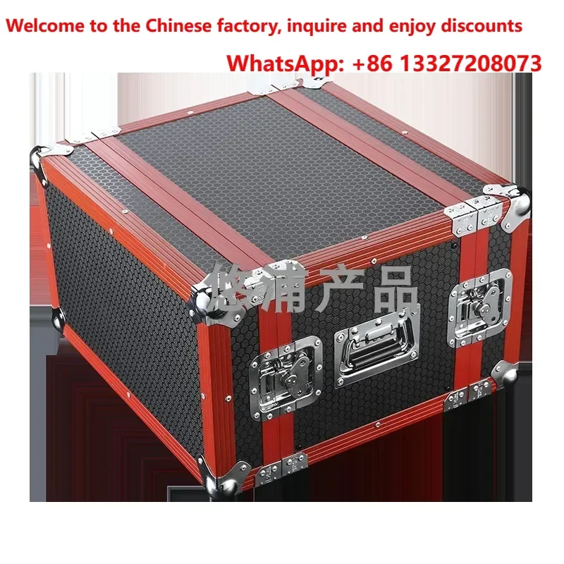 4U Video Processor Aviation Box,Additional Drawers Can Be Added for Installing LED Sending Cards,Stage LED Screen Equipment Case