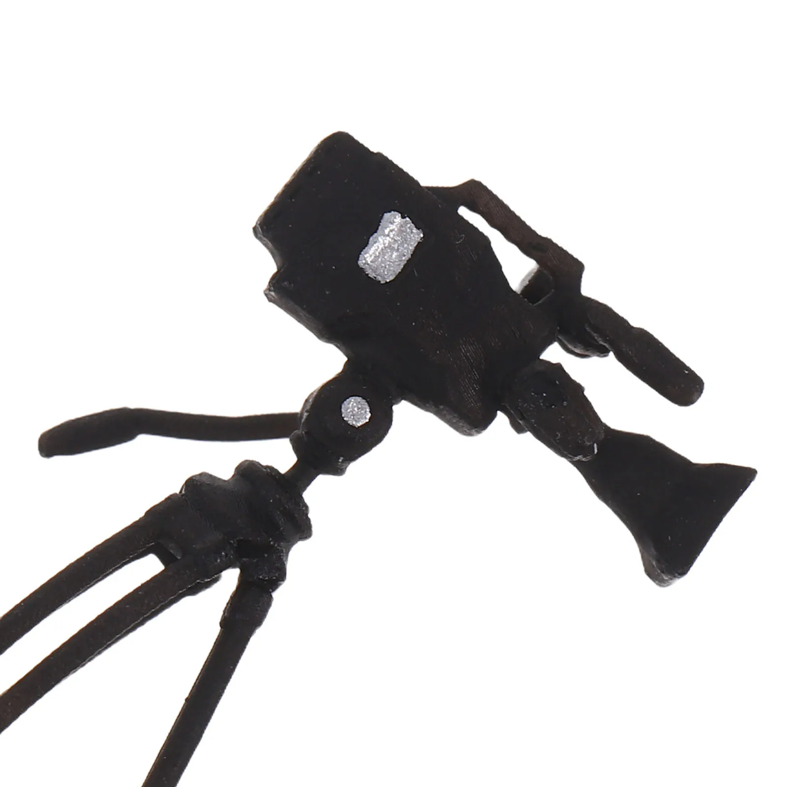 ชุดอุปกรณ์ถ่ายภาพจิ๋ว 2 ชิ้น สำหรับตกแต่งภูมิทัศน์ขนาดเล็ก ขาตั้งกล้องเรซิ่นขนาดกะทัดรัด พร้อมขาตั้งไฟจำลอง สำหรับบ้านตุ๊กตา