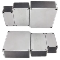 Gran oferta 1590 Series 1590A 1590B 1590BB 1590XX 1590DD estilo caja de aluminio caja de efectos Pedal gabinete Pedal de efectos de guitarra