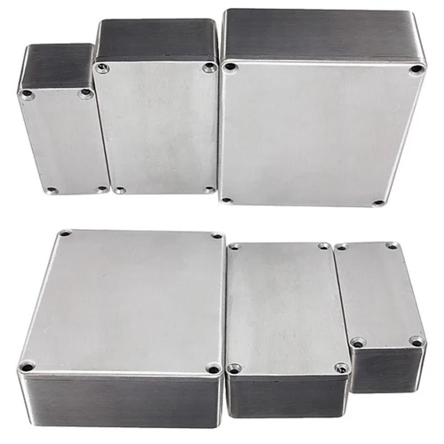 Gran oferta 1590 Series 1590A 1590B 1590BB 1590XX 1590DD estilo caja de aluminio caja de efectos Pedal gabinete Pedal de efectos de guitarra