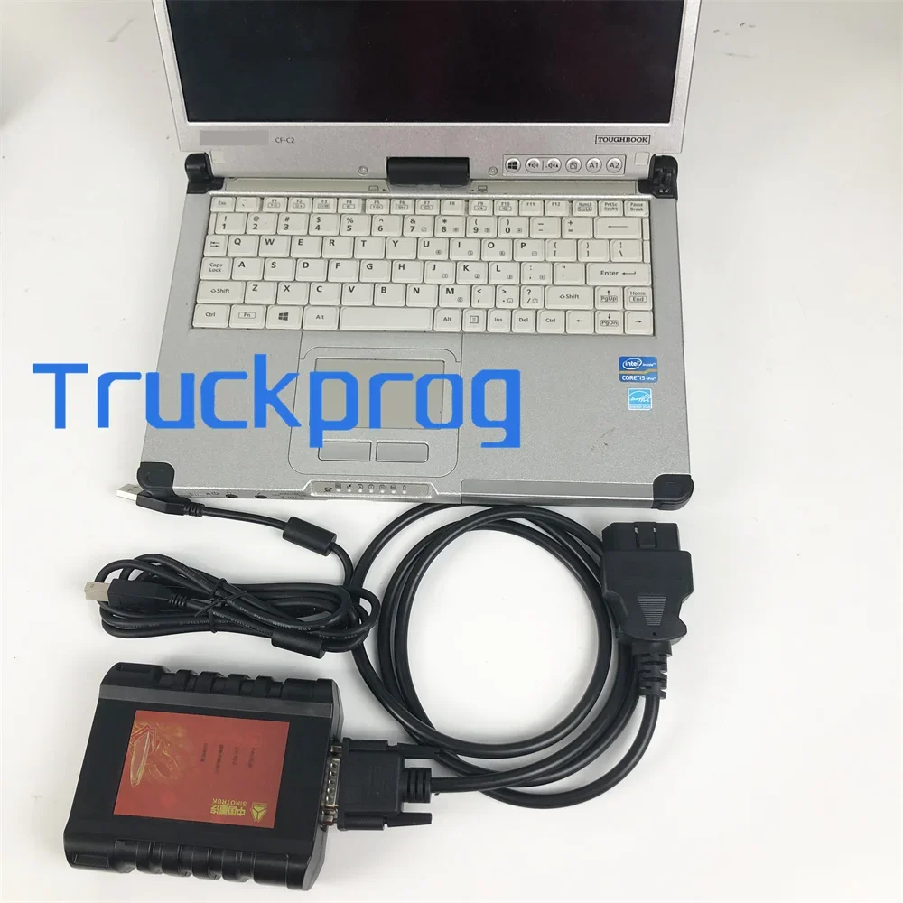 

c2 laptop EOL OBD Diagnostic Tool/DENSO Common Rail Engine Heavy Duty Truck Diagnostic Kit for sinotruk controller engine module