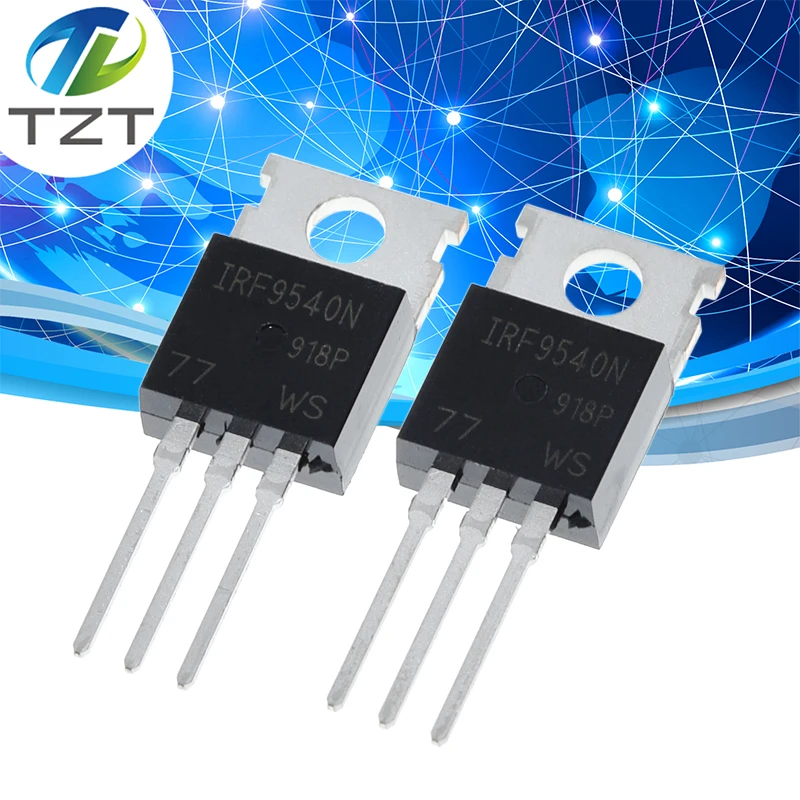 10PCS IRF9540N IRF9540 P-Channel Power MOSFET 23A 100 V TO-220