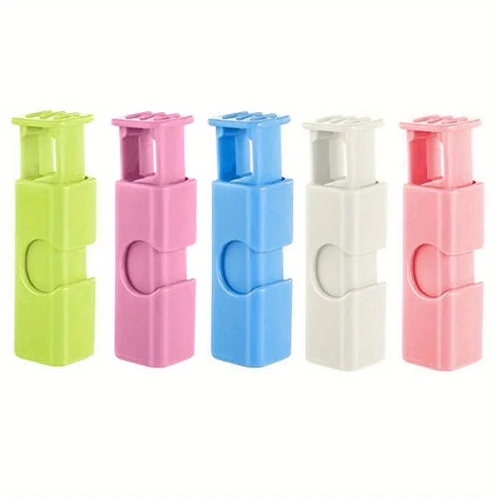 10pcs Colorful Food Storage Bag Clips Squeeze Bread Bags Grips Bag Sealer Mini Sealing Clamp Portable Cinch Non-Slip Grip Tool