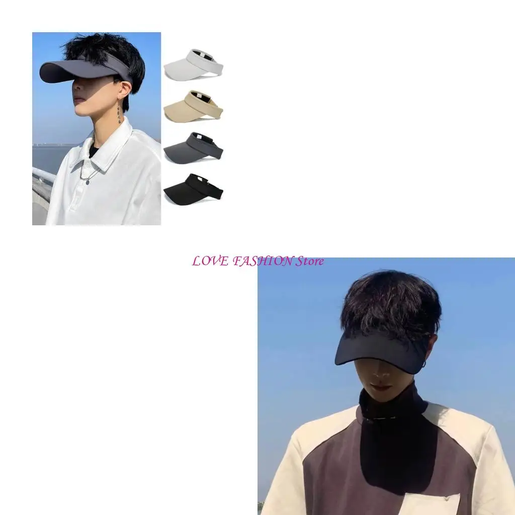 

Sun Blocking Sport Hat Breathable Adjustable Open Top Hat for Outdoor Activity Y166