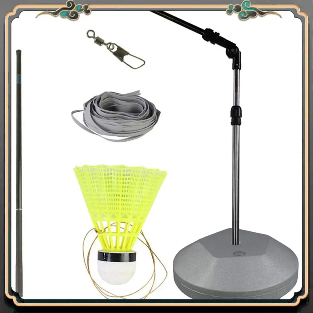 

Premium Single Badminton Training Racket Robot Trainer Badminton Accessories Fast Rebound Machine Raquette Badminton