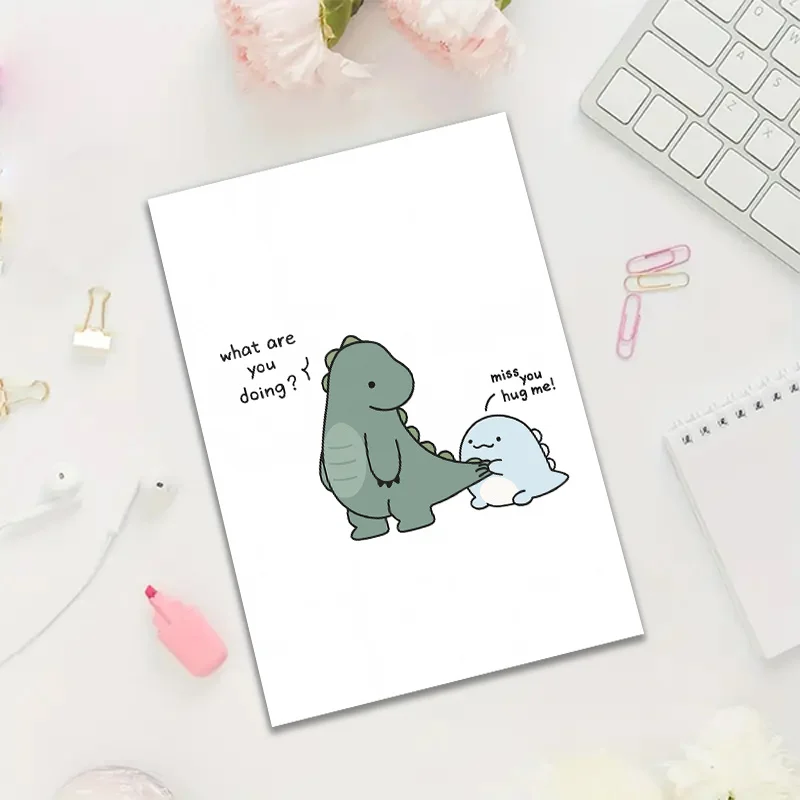 1 high-quality greeting card with envelope, multifunctional blank inner page design, suitable for birthdays, thank you
