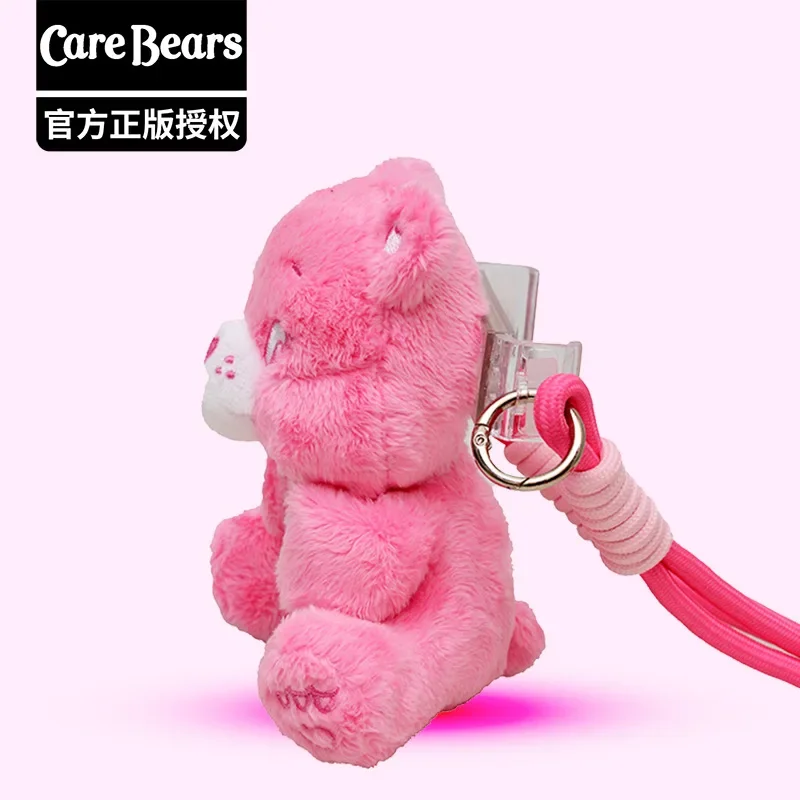 2025 nouveau véritable dessin animé amour ours en peluche Carebears Couple sac à dos pendentif cadeau pour amis et copines cadeau d'anniversaire