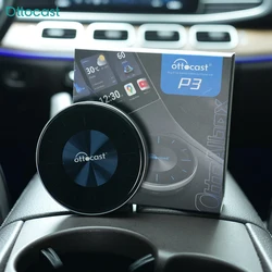 Ottocast Car Play AI TV Box Wireless CarPlay Android Auto P3 Adapter Support for HDMI Out to Watch Video Qualcomm Snapdragon 665