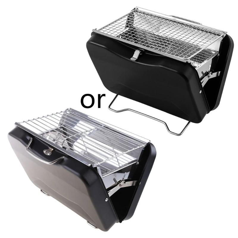 

Outdoor Folding BBQ Stove Grill Barbecue Charcoal Grill Portable BBQ Tool for Outdoor Cooking Camping Hiking Picnics