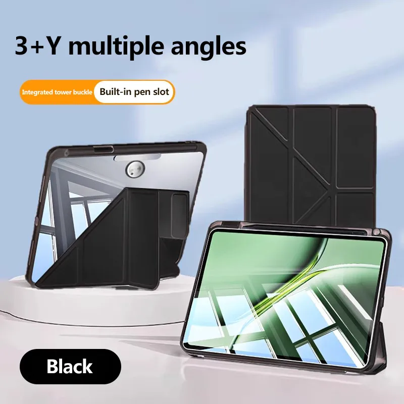 

Складной деформирующийся чехол Y для Honor Pad X8a 11 X9 11 X9 9 Pro V9 X8 Lite 10,1 MagicPad2 GT Pro 12,3, акриловый чехол с слотом для ручки
