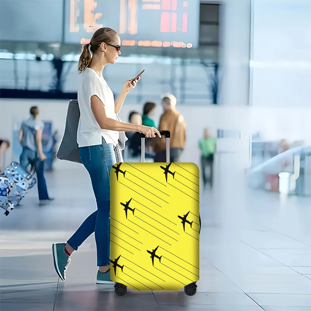 1-capa-de-bagagem-com-estampa-de-aviao-amarelo-para-tamanhos-de-bagagem-de-18-a-32-polegadas-acessorios-de-viagem-elasticos-e-a-prova-de-poeira-para-protecao-eficaz