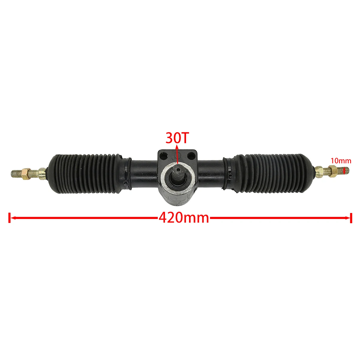 420mm Power Steering Gear Rack Pinion Assy Fit For DIY China Go Kart Buggy Karting ATV UTV