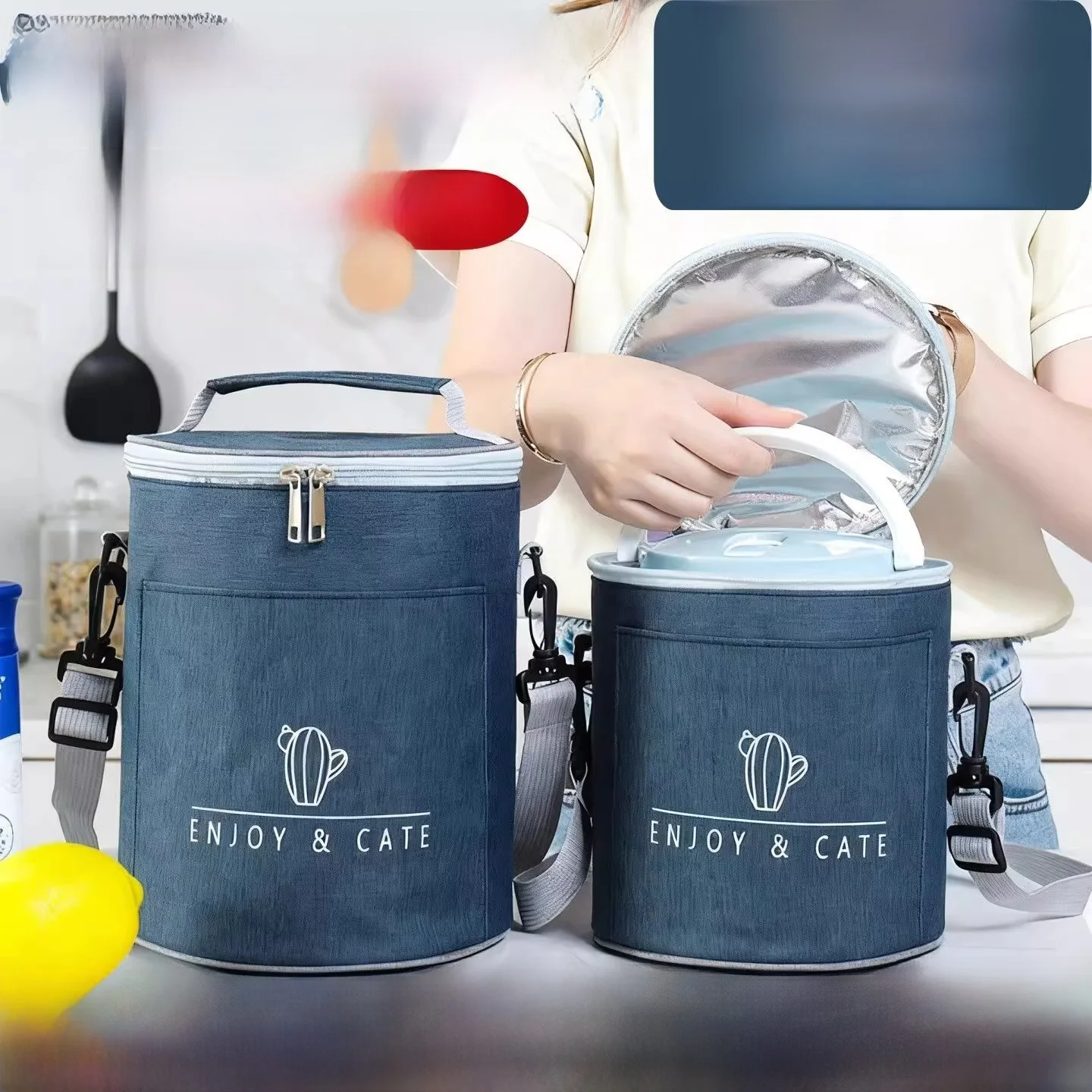 thickened-aluminum-foil-round-insulated-lunch-box-bag-handbag-food-container-cover-long-lasting-thermal-insulation-outer