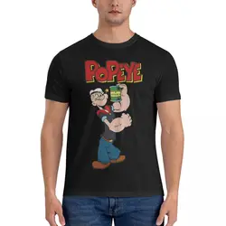 Men's T-Shirts Popeye SIR Novelty Cotton Tees Short Sleeve Pd-Popeyes T Shirts O Neck Clothing Adult