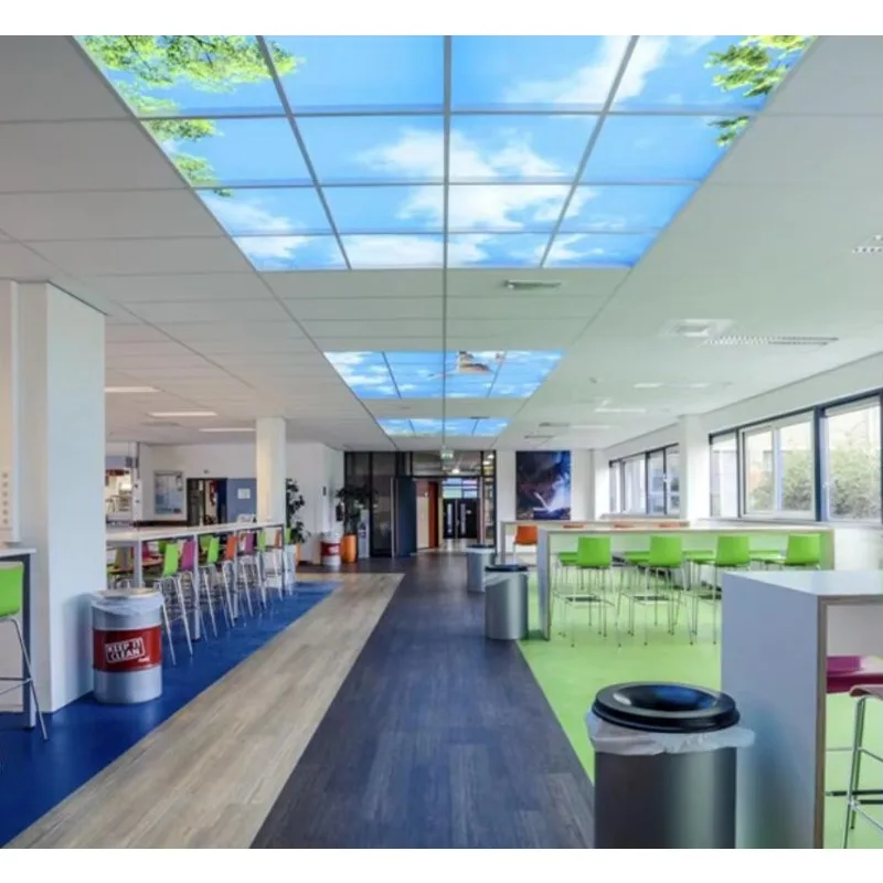 Neues Design 600 x 600 36 W rahmenlose blaue Himmel-Deckenpaneel